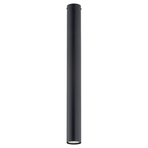 Lampada a sospensione Tecno 1XL in acciaio nero opaco