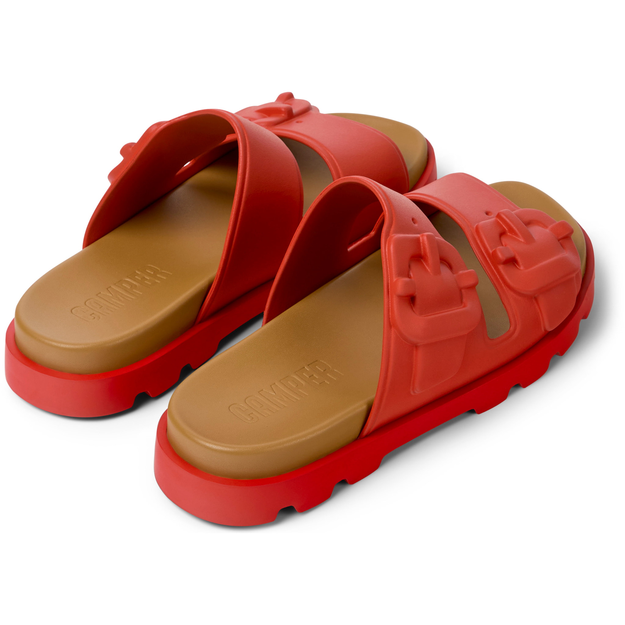 Sandalias - CAMPER Brutus Sandal - Rojo - Sintético