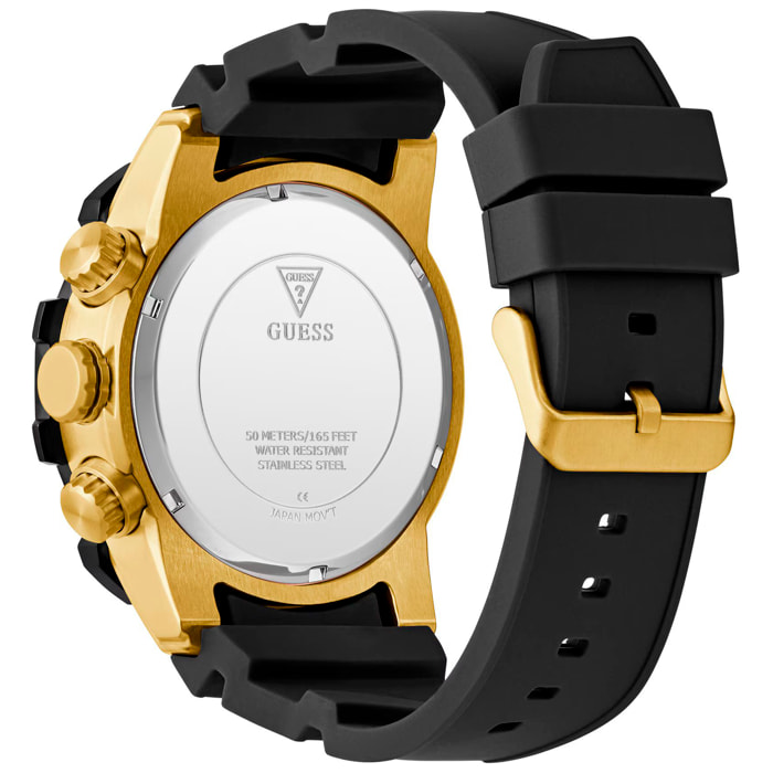 Reloj Guess GW0911G3 Hombre Analogico Cuarzo con Correa de Silicona