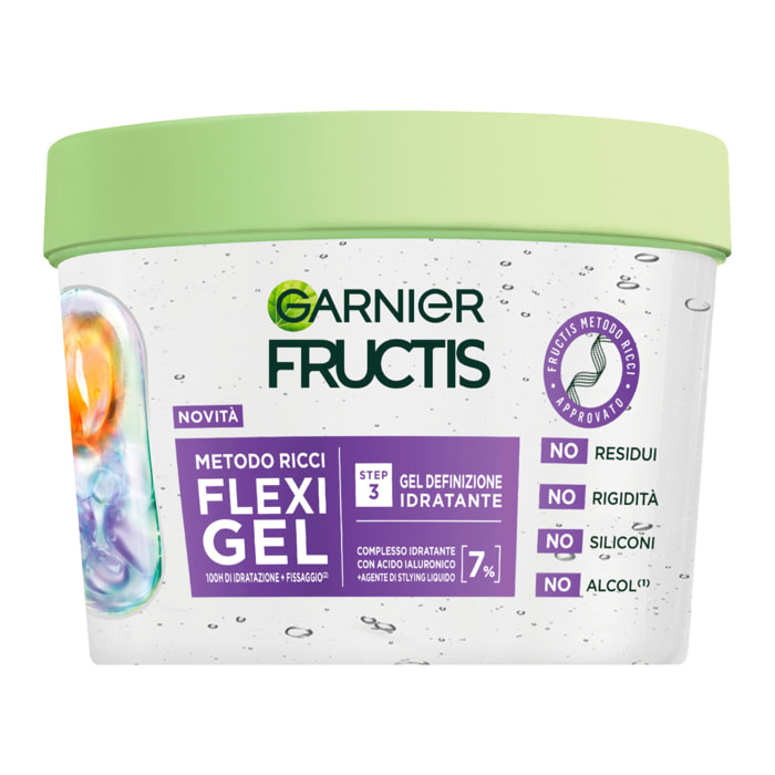 Gel Idratante per Capelli Fructis Metodo Ricci Flexi Definizione a Lunga Tenuta 370ml