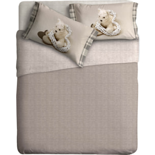 Completo letto fotografico Fine-Art IPERSAN Puro Cotone Mon Coeur