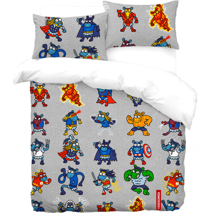 Funda Nórdica Super Heroes - 100% algodón - 150 hilos
