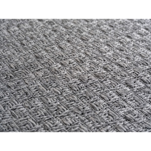 NEREA - Tapis intérieur/extérieur gris, design moderne