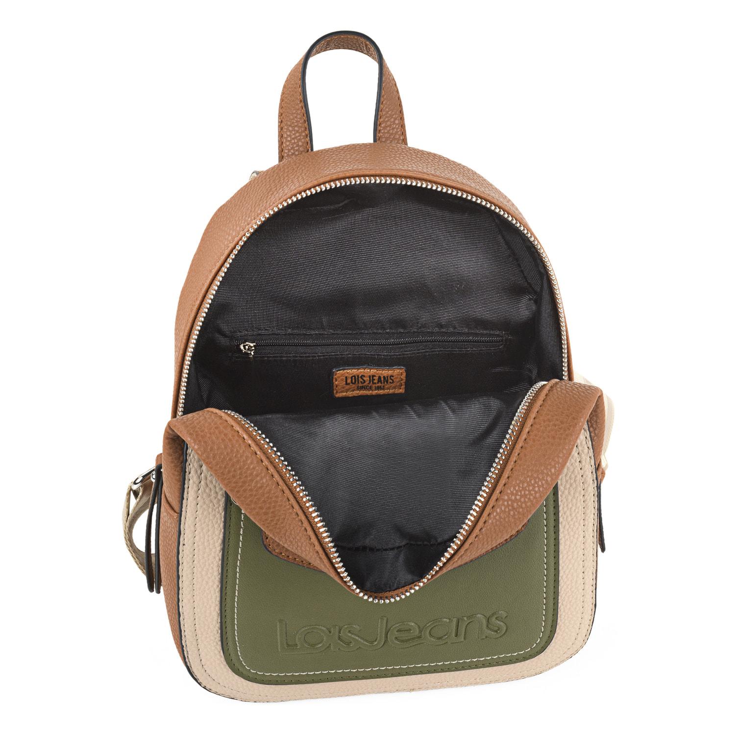 Bolso Mochila Mujer Lois Cleveland Beige