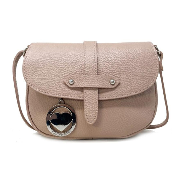 Chicca Borse Tracollina Clutch Cipria