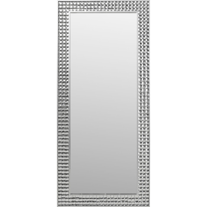 Miroir Crystals argenté Kare Design