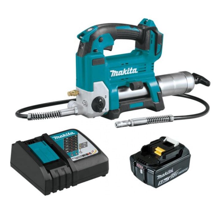 Pompe à graisse 18V Li-Ion 5Ah MAKITA + 1 batterie - DGP180RT