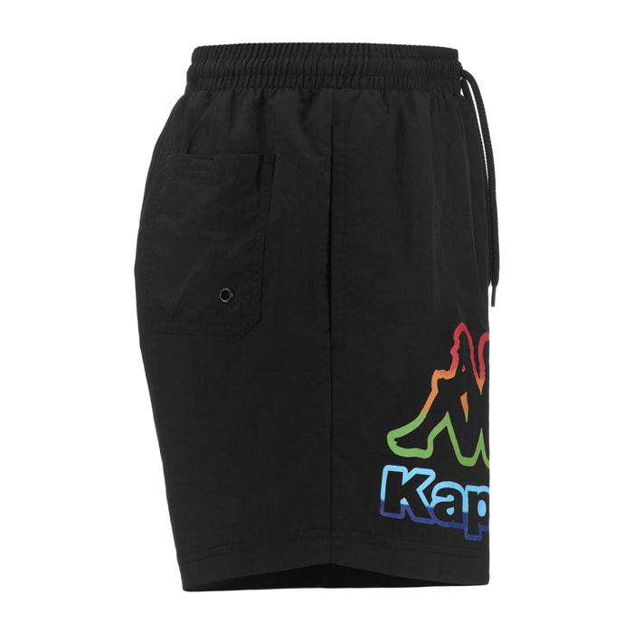 Costumi da Bagno Kappa Uomo Logo Fulmino Nero