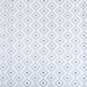 Tablier imprimé "Etnik" - gris - coton 60x80 cm