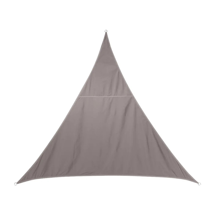 Voile d'ombrage triangulaire Curacao Taupe