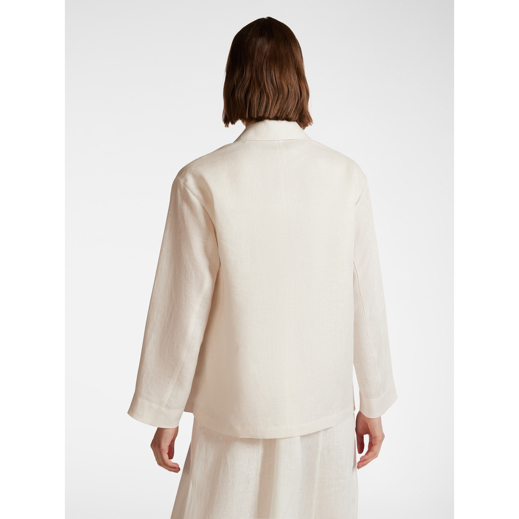 Elena Mirò - Blazer in lino - Bianco