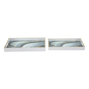 SVUOTATASCHE WHITE MARBLE COPPIA CHARME1921 MULTICOLORE