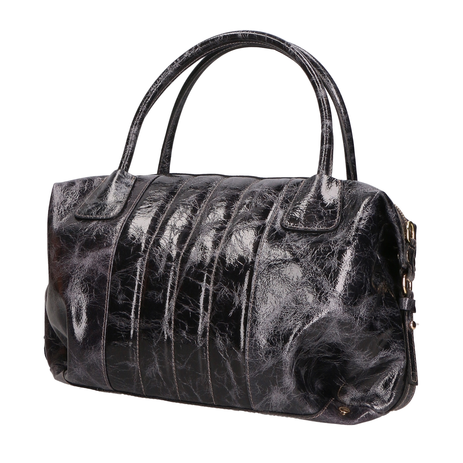 Borsa a spalla da Donna Wilma in Vera Pelle Made in Italy 34x23x13 cm