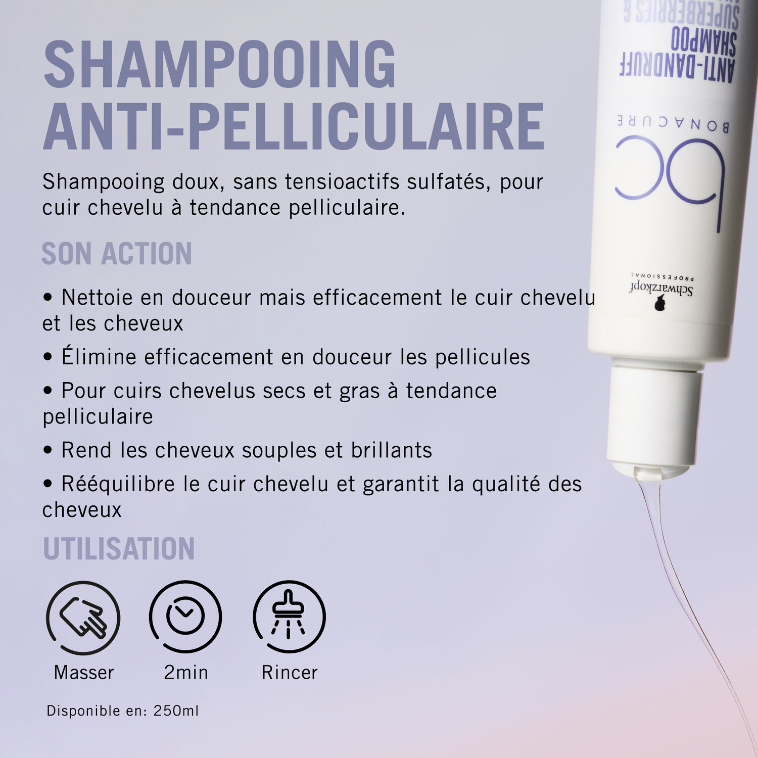 BC Bonacure Scalp - Shampooing Anti-pelliculaire 250 ml