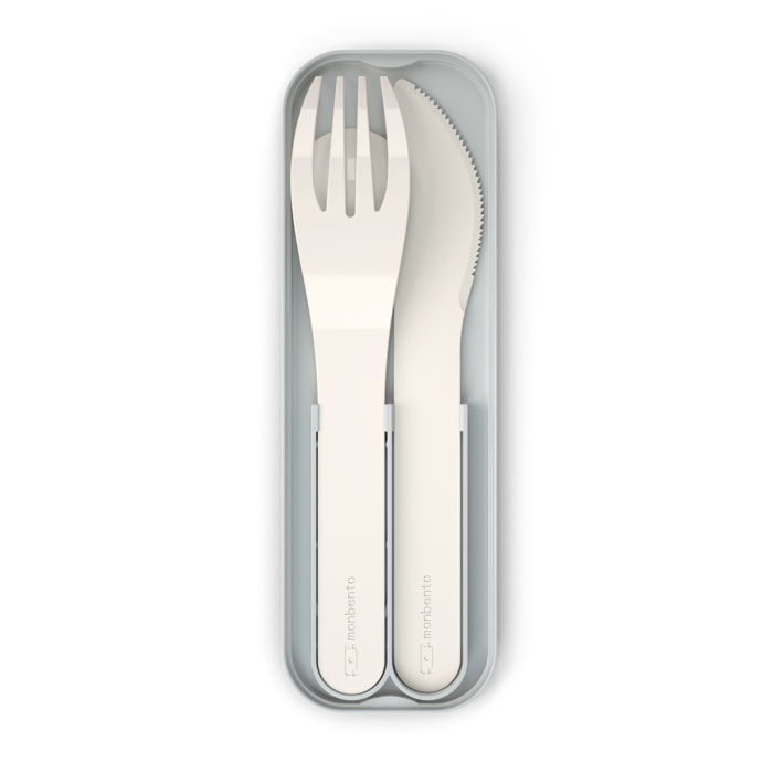 Set de 3 couverts Pocket Color Beige Natural