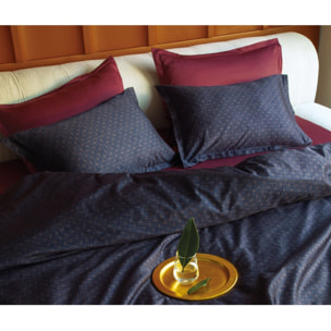 Parure housse de couette et taies oreiller 100% Satin de Coton imprimé