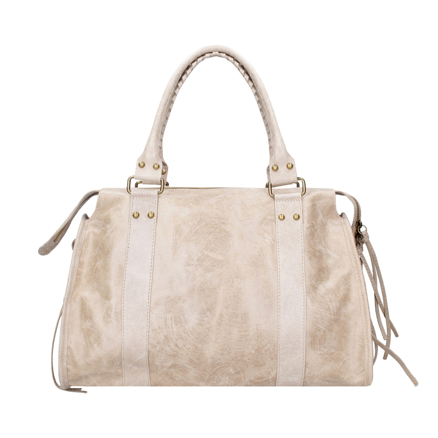 Borsa a spalla da donna - Modello Clara - Vera pelle - 41.0 x 28.0 x 13.0 cm