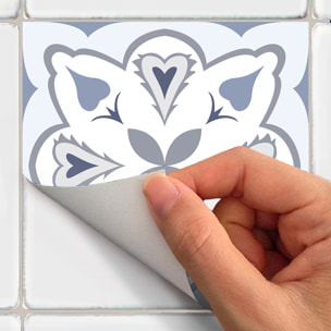 Stickers muraux - Sticker Mural Carrelage adhésif Cuisine Salle de Bain - 60 STICKERS CARRELAGES FRARI