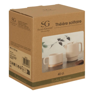 Théière Nature terra creme 700ml
