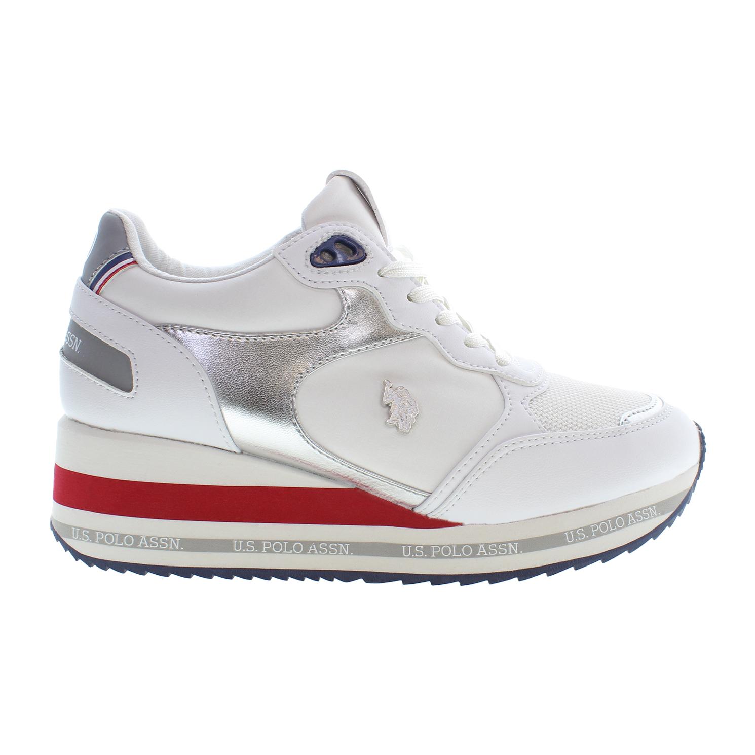 Sneakers U.S. Polo Assn White Silver