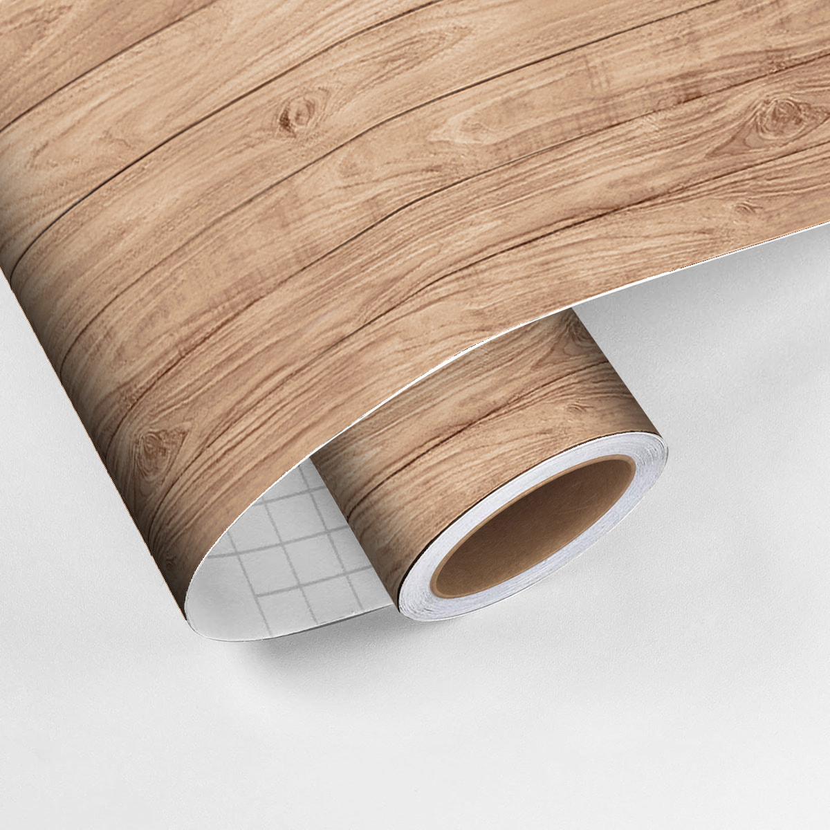 Revêtement sticker sol - BOIS DU MISSISSIPPI - Rouleau adhésif Protection Anti-dérapant