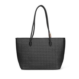 Borsa a mano donna - Modello Emberly Pro - Pelle vegana PU - 38.0 x 24.0 x 9.5 cm