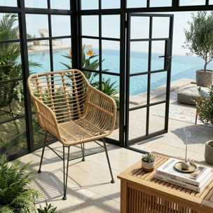 Fauteuil en rotin synthétique (lot 2) GRENADE