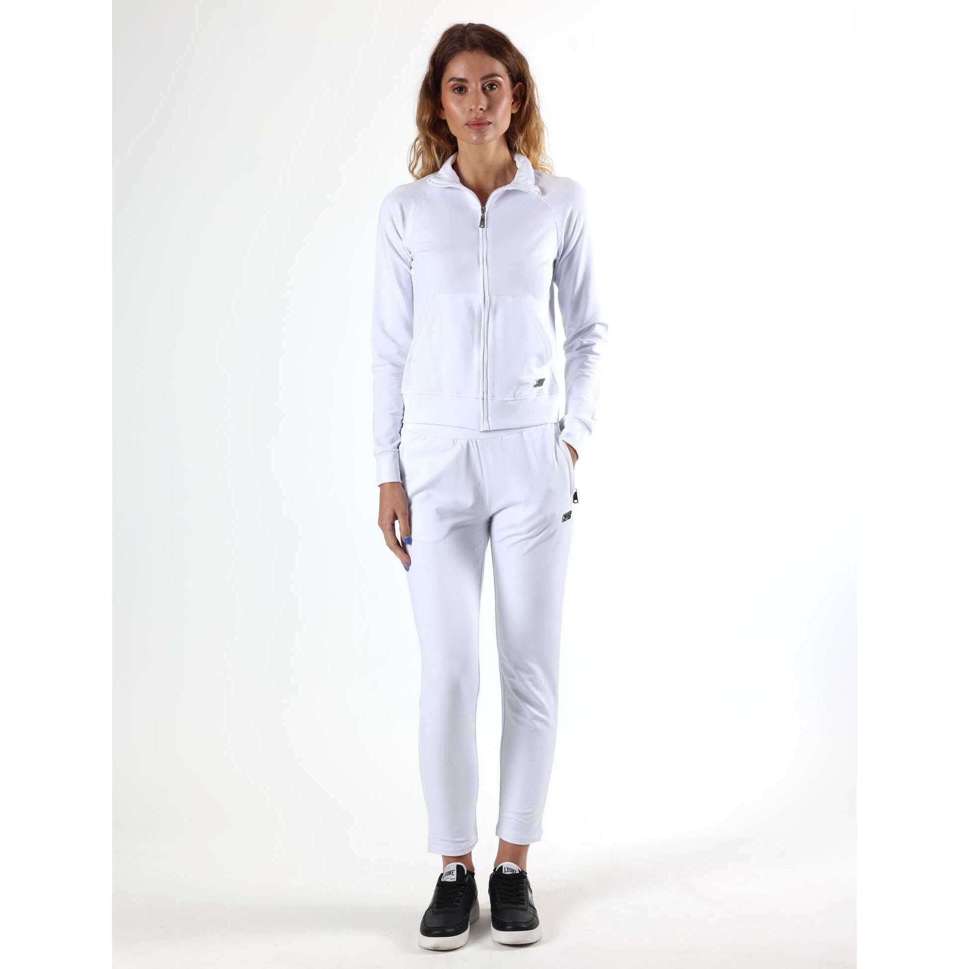 Chándal de mujer Leone Be Glam sin forro polar con cuello y cremallera