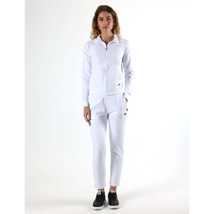 Chándal de mujer Leone Be Glam sin forro polar con cuello y cremallera