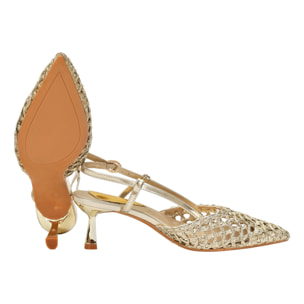 Decolletè cinturino regolabile - tacco 7,0 cm