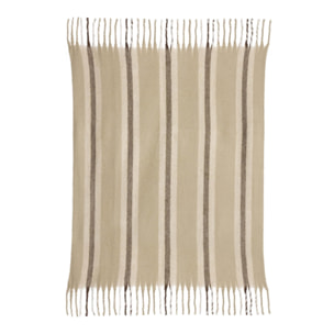 Plaid recyclé Isabel rayé