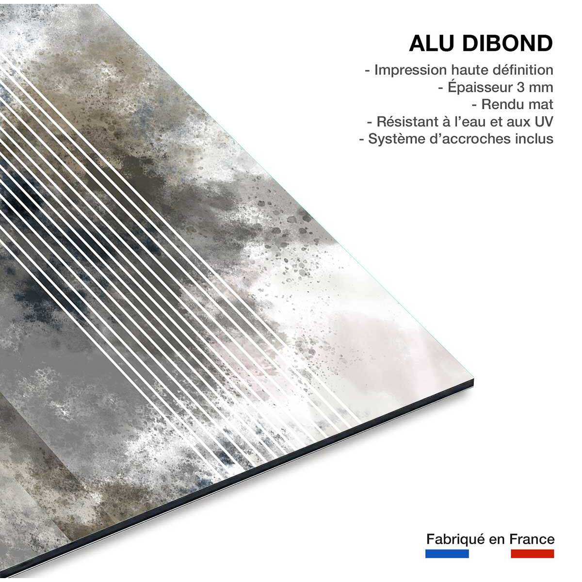 Tableau moderne Melva Stripes Tableau alu Dibond