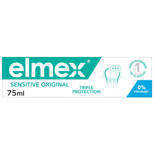 Lot de 4 - Dentifrices elmex Sensitive Original 75ml