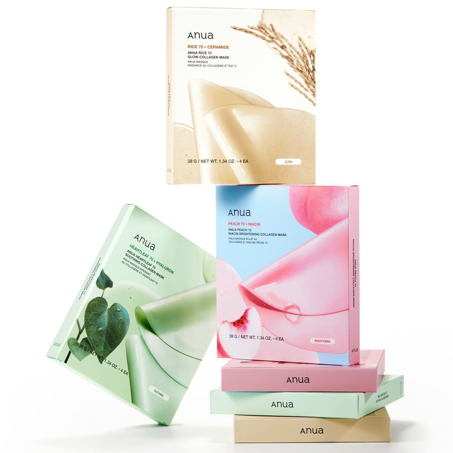 Peach 70 Niacin Brightening - Masque Hydrogel Repulpant 4x38g