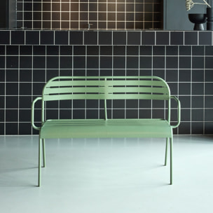 Banc extérieur acier 2 places AMELIA