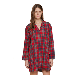 Camicia da notte flanella trish Noidinotte
