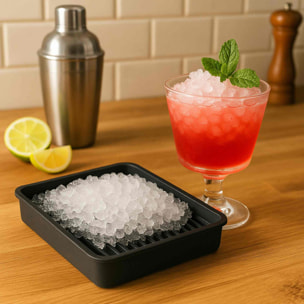 Molde de hielo en forma de cubo tpe para nevera 18x14x2cm