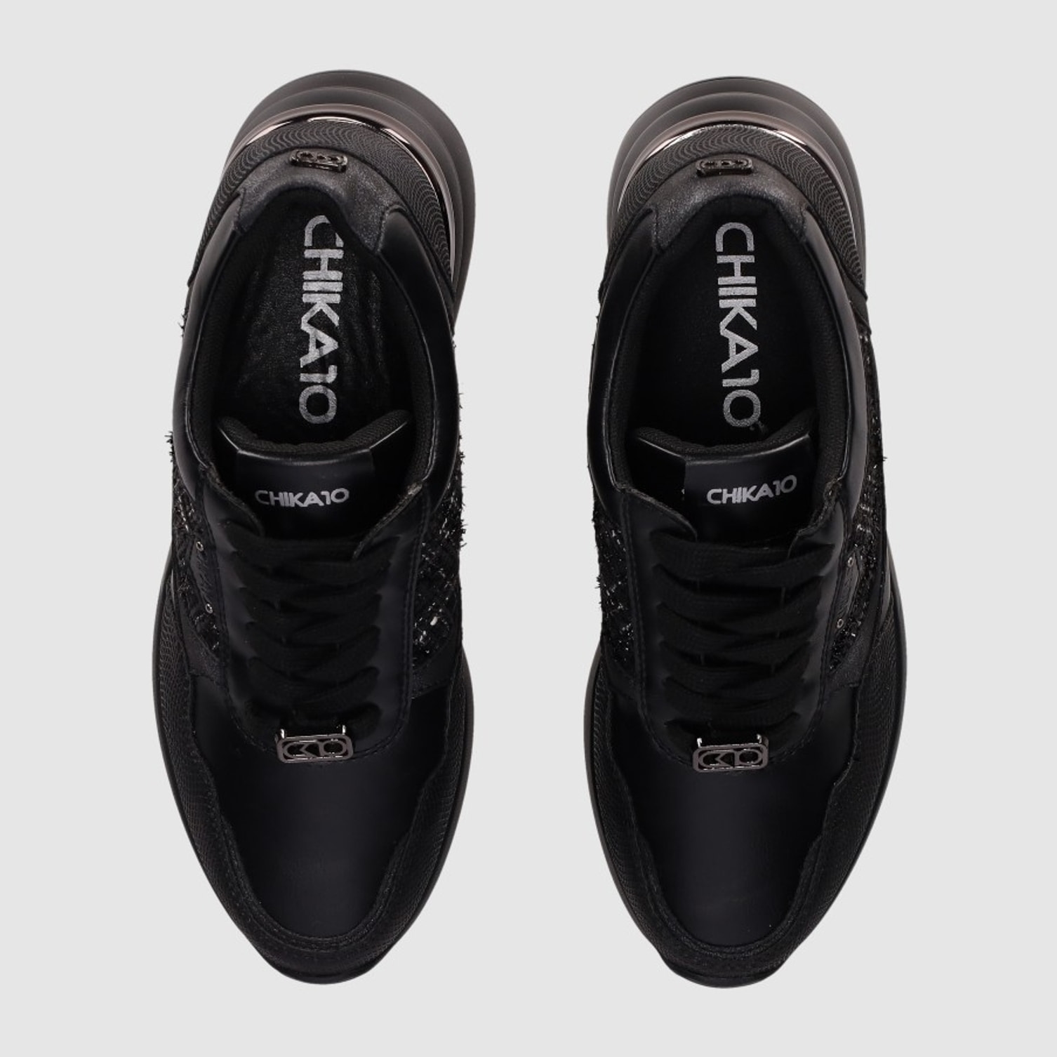 Deportivos - Negro - Tacón: 6 cm