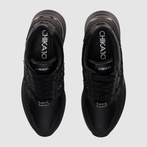 Deportivos - Negro - Tacón: 6 cm