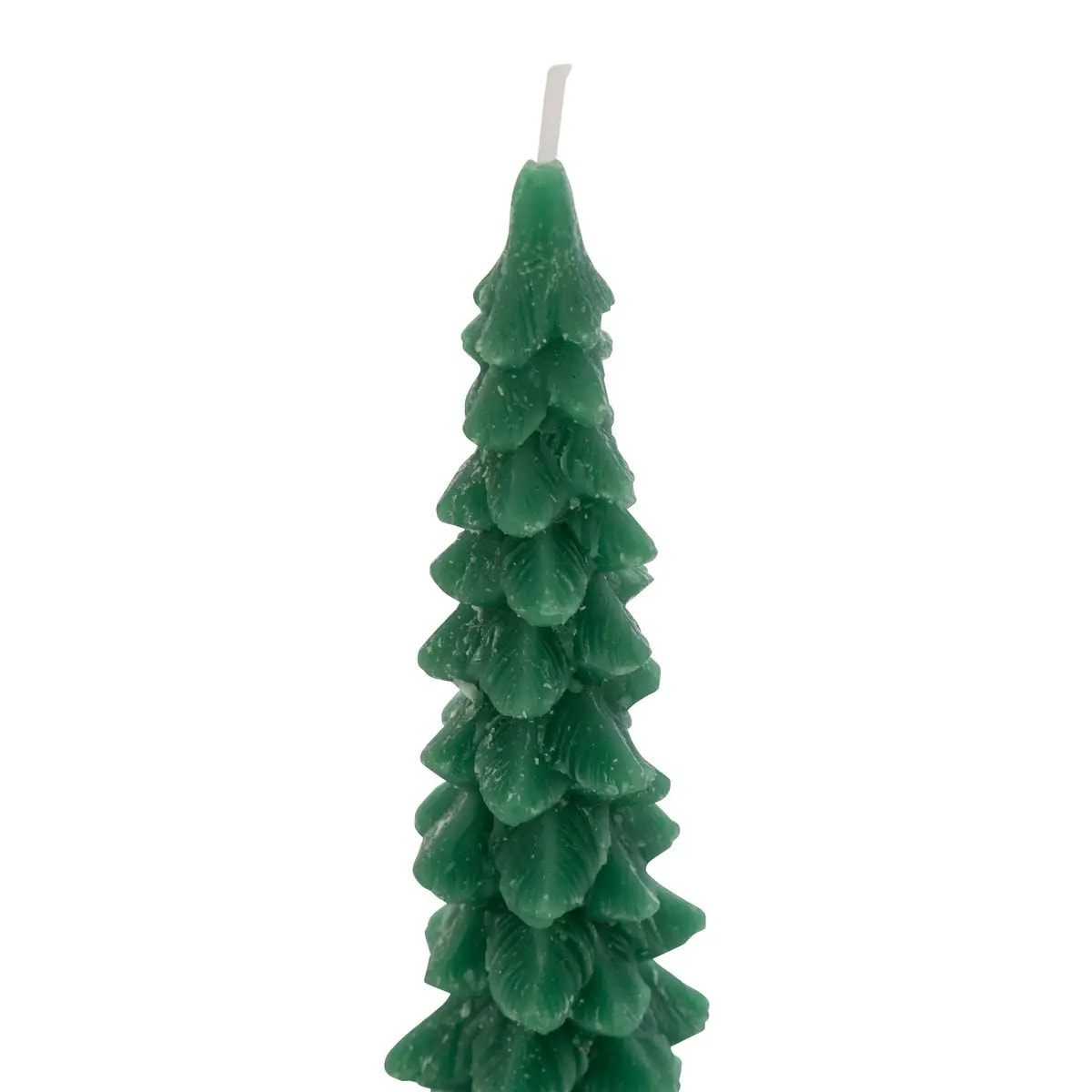 Lot de 2 bougies bâton sapin vert