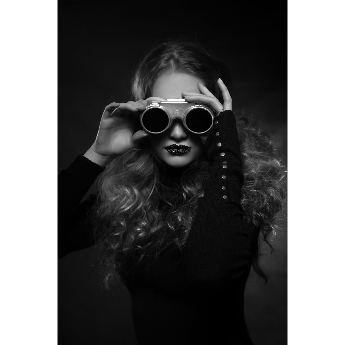 Tableau noir et blanc  studio Viki Toile imprimée