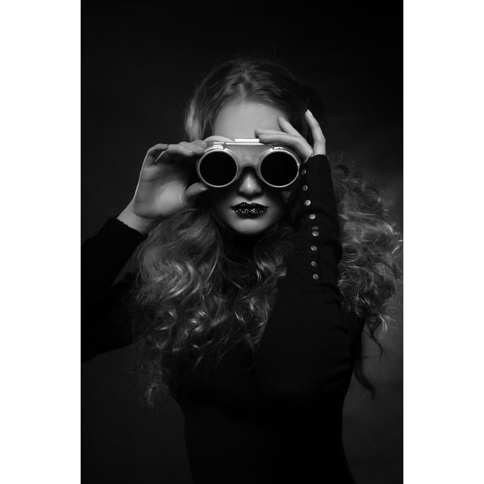 Tableau noir et blanc  studio Viki Toile imprimée