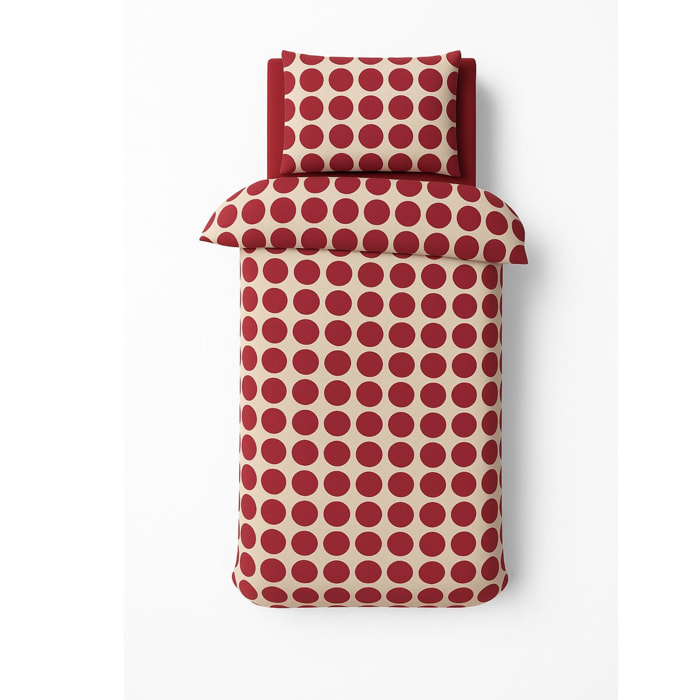 Set 3pzs funda nordica individual: funda nordica (155x200cm c/ solapa 30cm) + sabana bajera (90x200 c/ 25cm solapa) + 1 almohada (50x80cm) 100% algod