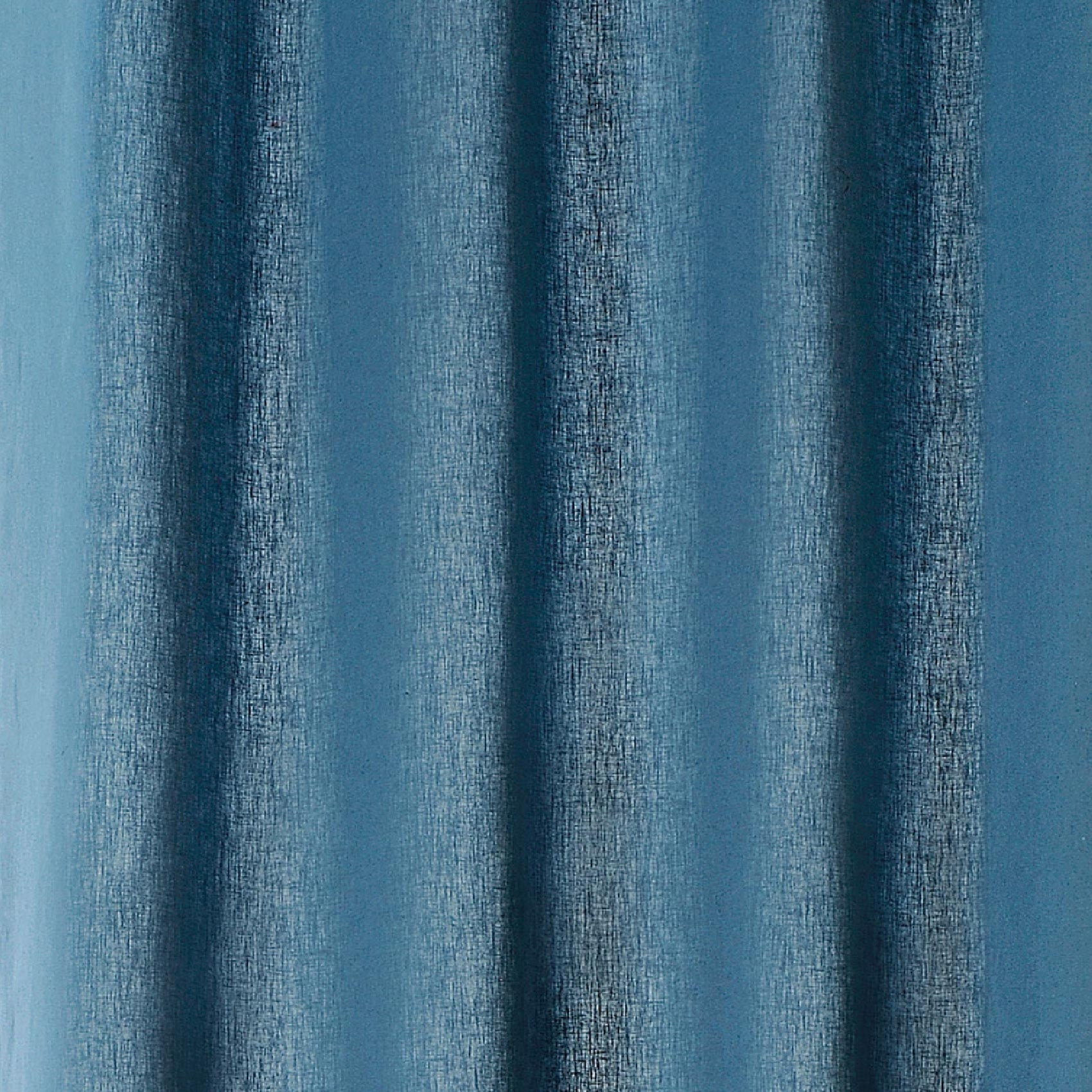 Rideau tamisant en poly-lin - Bleu Foncé