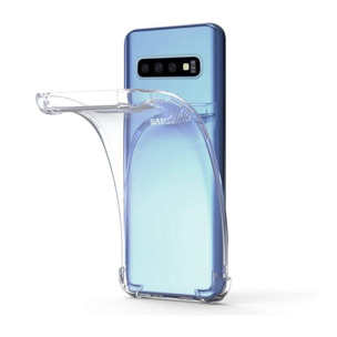 Coque Samsung Galaxy S10 anti-choc bords renforcés Souple transparente