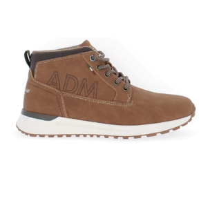 Armata di Mare Scarpe Uomo Stivaletti Hiking Ankle Boots Stringati con Soletta Rimovibile in Memory Foam AMU W23L446 Cognac