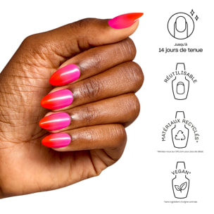 xPRESS-ON - Squeeze the Day - Faux ongles réutilisables, effet gel - OPI
