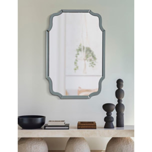 SPECCHIO DA MURO ISTANBUL GRIGIO CM 60X1X90 (MISURA SPECCHIO CM 54X84,5)