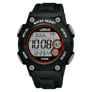 Reloj Lorus R2329PX9 Hombre Digital Cuarzo con Correa de Silicona