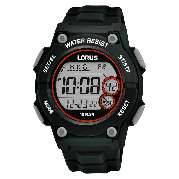 Reloj Lorus R2329PX9 Hombre Digital Cuarzo con Correa de Silicona
